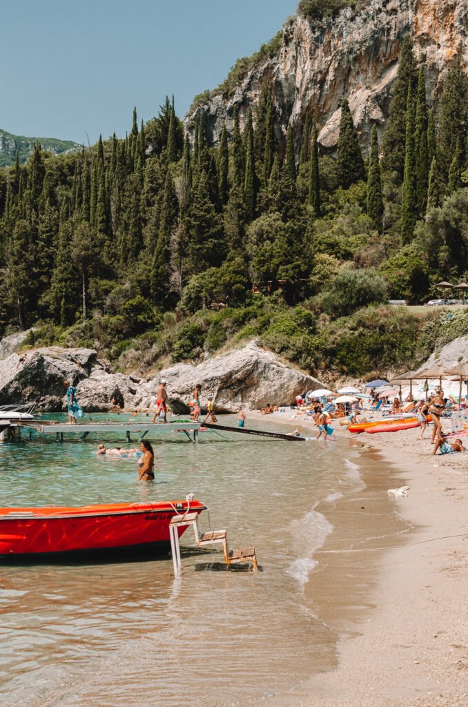 Beach near Paleokastritsa
