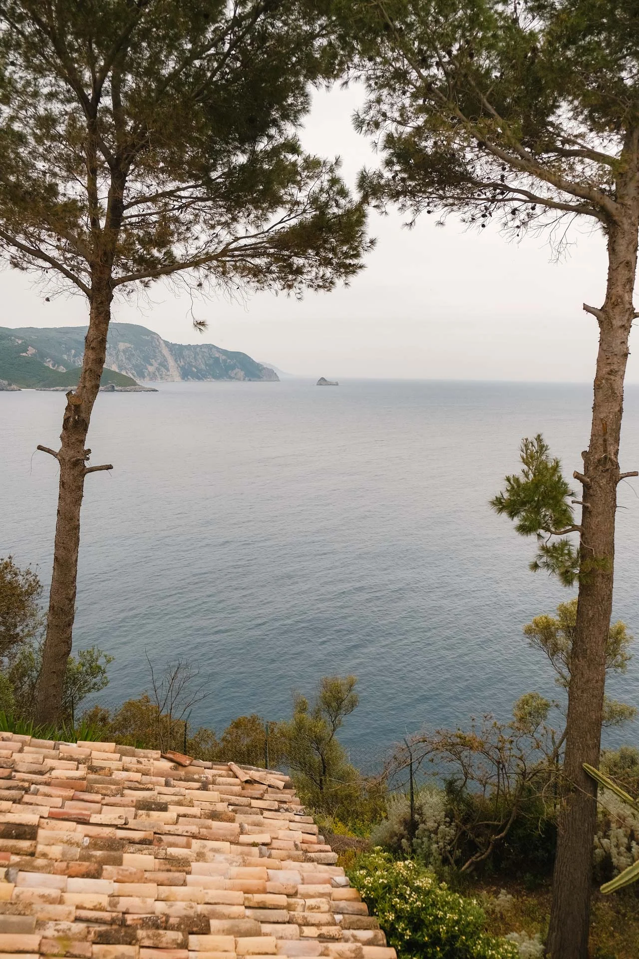 View from the Monastery of Paleokastritsa