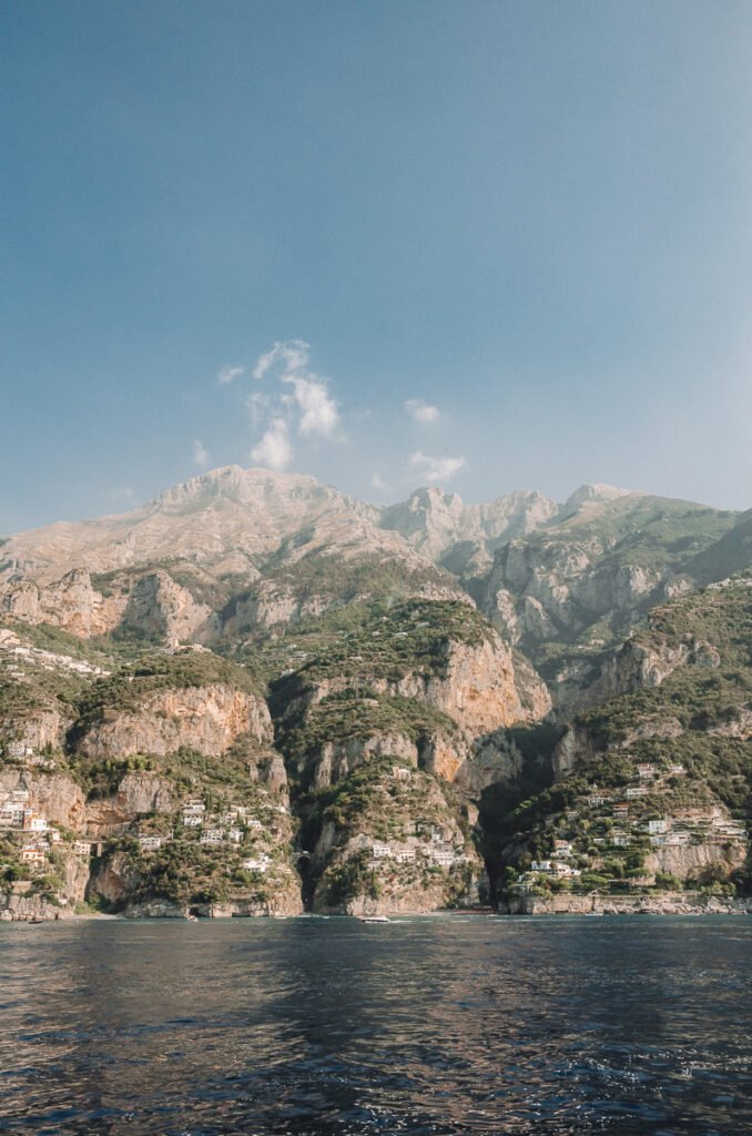 Vue sur la côte amalfitaine