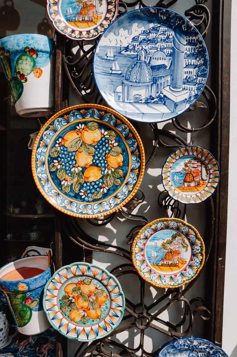 Céramiques à Positano