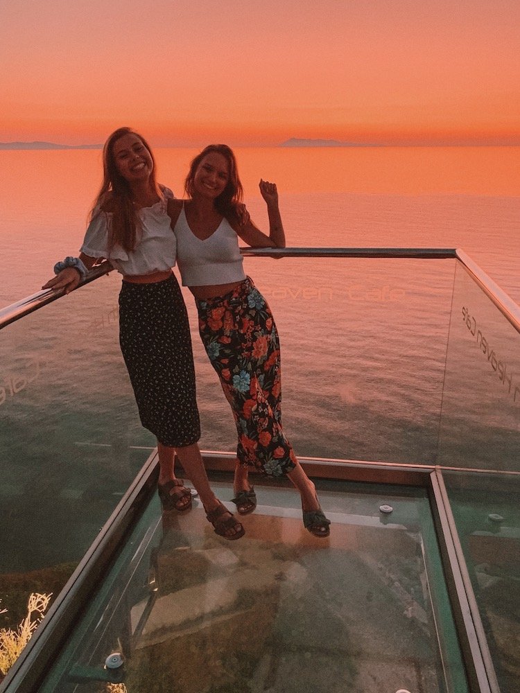 Things to do in Corfu: 7th Heaven sunset