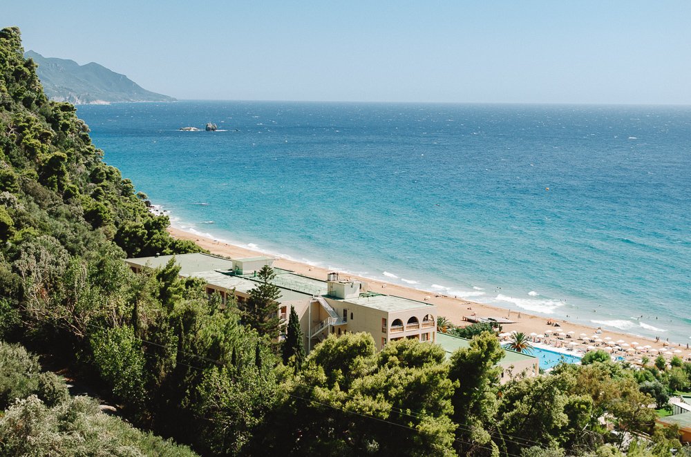 Glyfada beach, Corfu