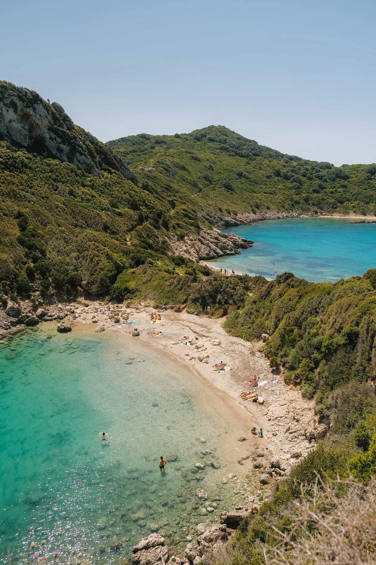Best Beaches in Corfu : Porto Timoni