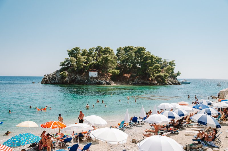 Panagia islet in Parga