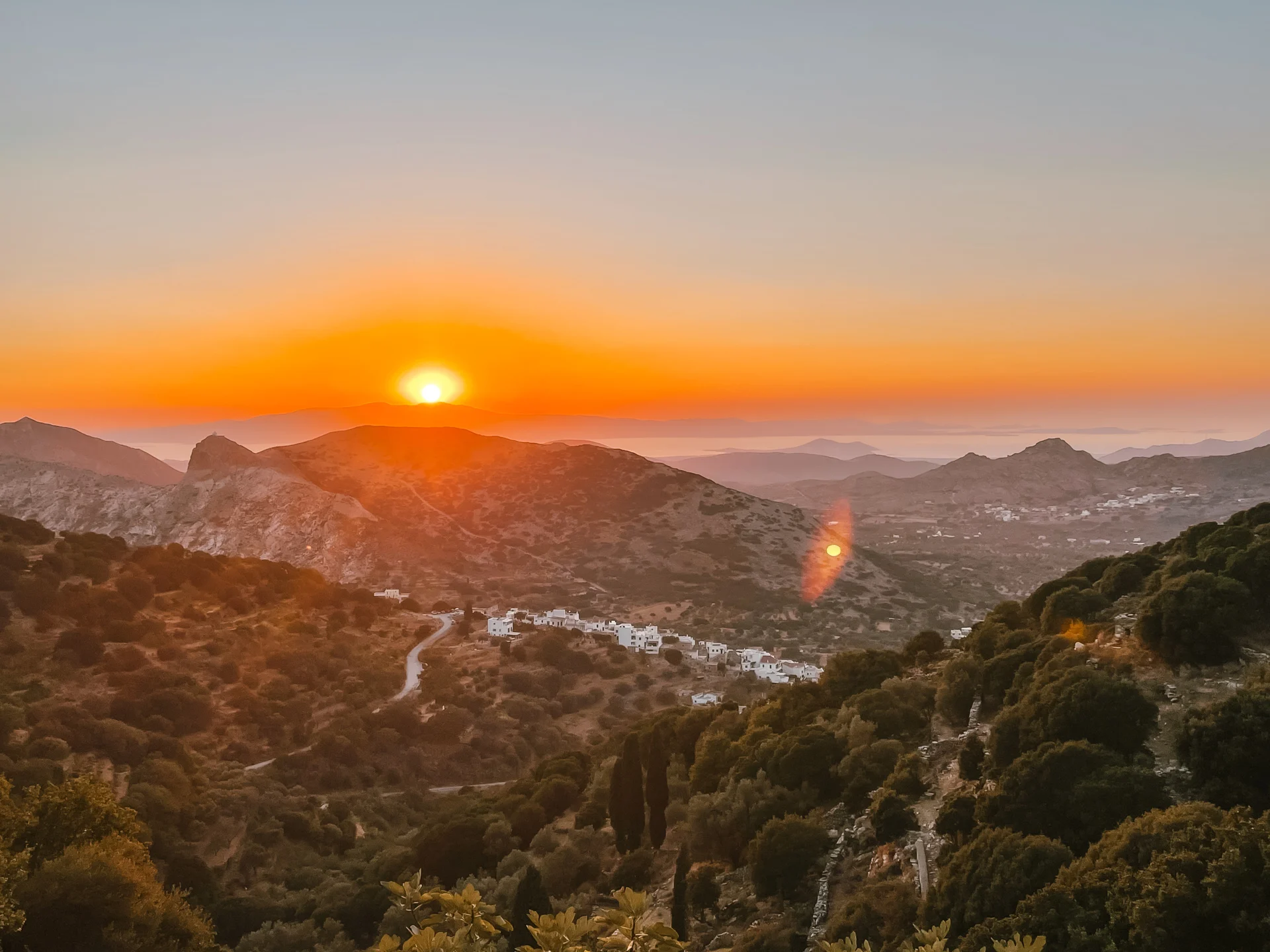 Sunset in Naxos